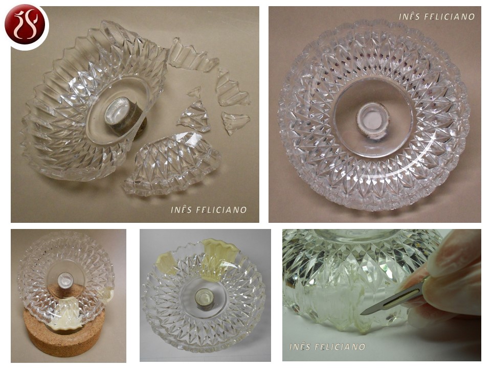 You are currently viewing Crystal bowl in relief decoration